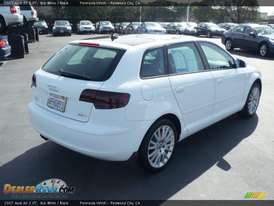 2007 Audi A3 2.0T Ibis White / Black Photo #7