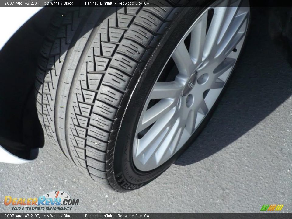 2007 Audi A3 2.0T Ibis White / Black Photo #11