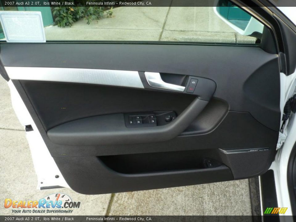2007 Audi A3 2.0T Ibis White / Black Photo #12