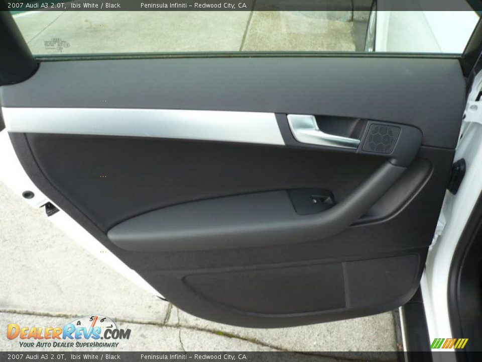 2007 Audi A3 2.0T Ibis White / Black Photo #14