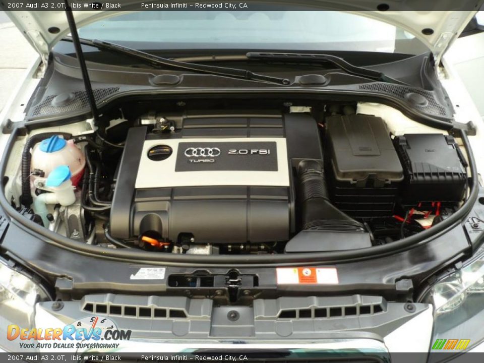 2007 Audi A3 2.0T Ibis White / Black Photo #23