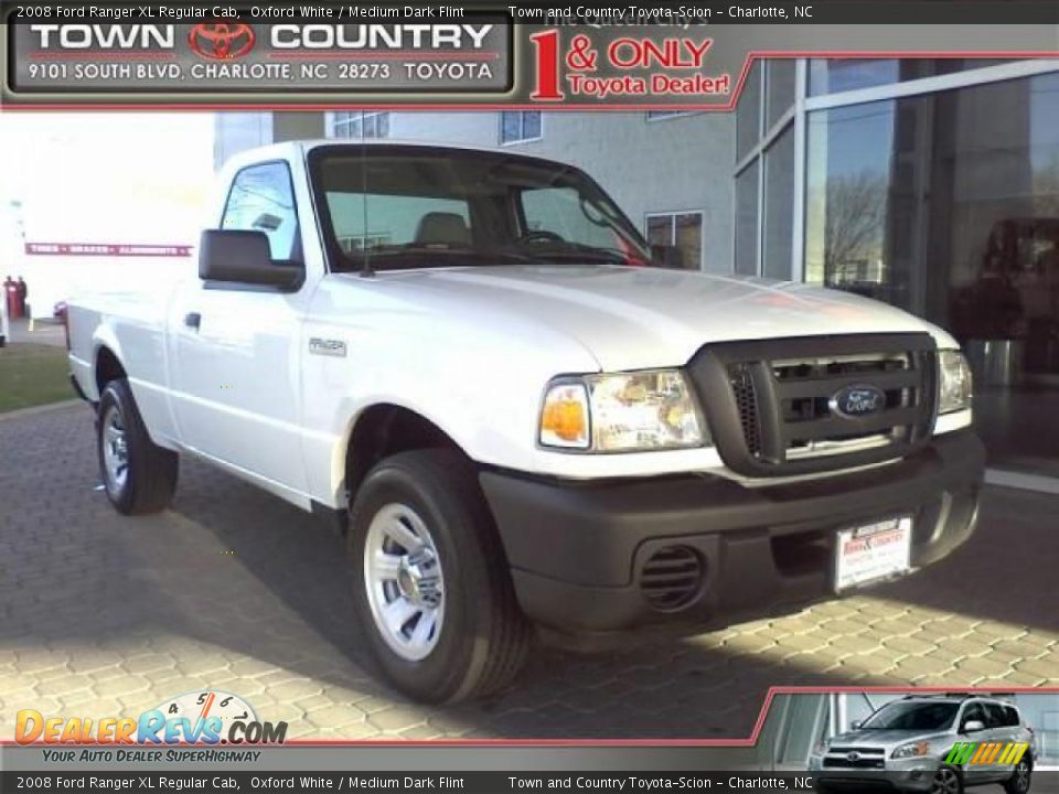 2008 Ford Ranger XL Regular Cab Oxford White / Medium Dark Flint Photo #1