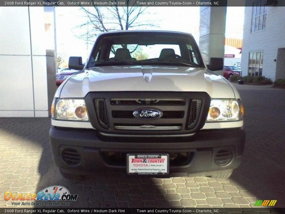 2008 Ford Ranger XL Regular Cab Oxford White / Medium Dark Flint Photo #2
