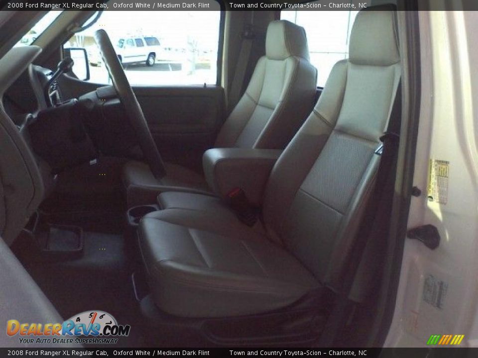 2008 Ford Ranger XL Regular Cab Oxford White / Medium Dark Flint Photo #6