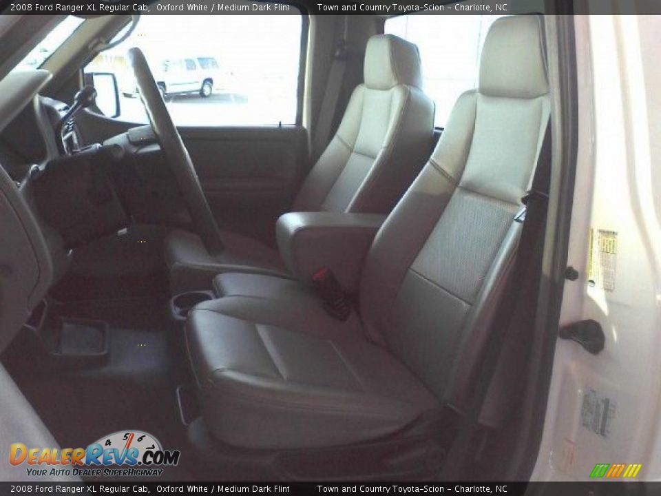 2008 Ford Ranger XL Regular Cab Oxford White / Medium Dark Flint Photo #7