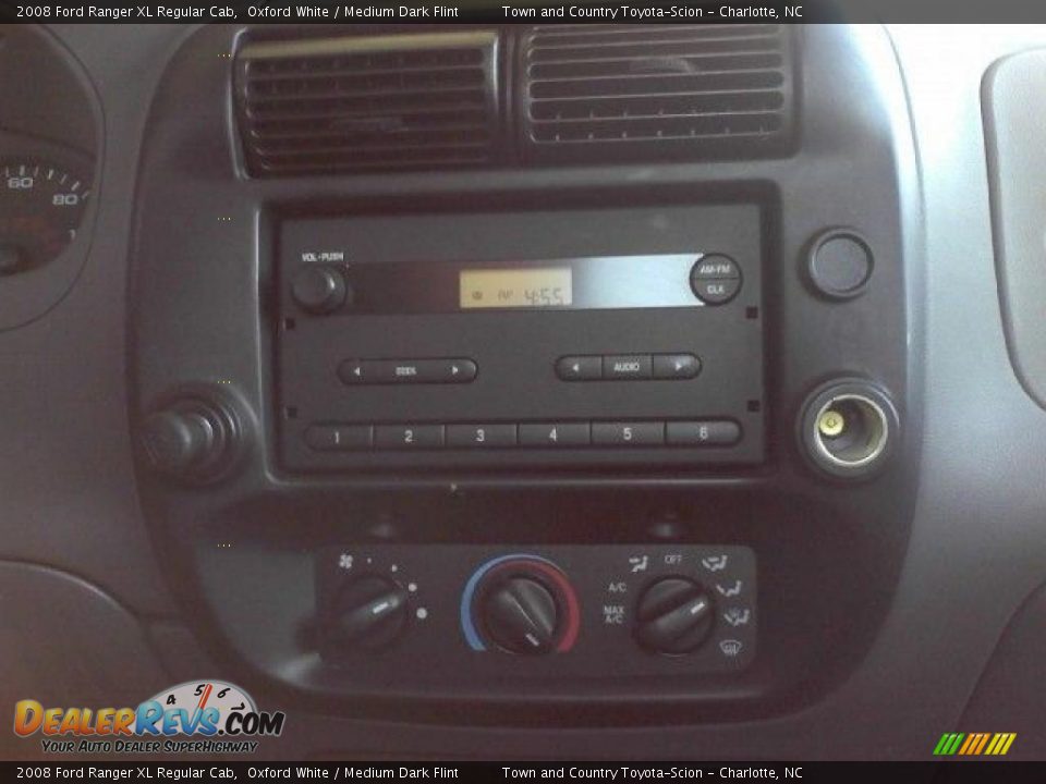 2008 Ford Ranger XL Regular Cab Oxford White / Medium Dark Flint Photo #8