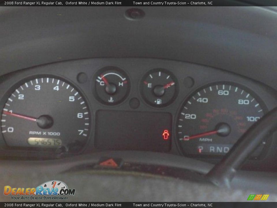 2008 Ford Ranger XL Regular Cab Oxford White / Medium Dark Flint Photo #9