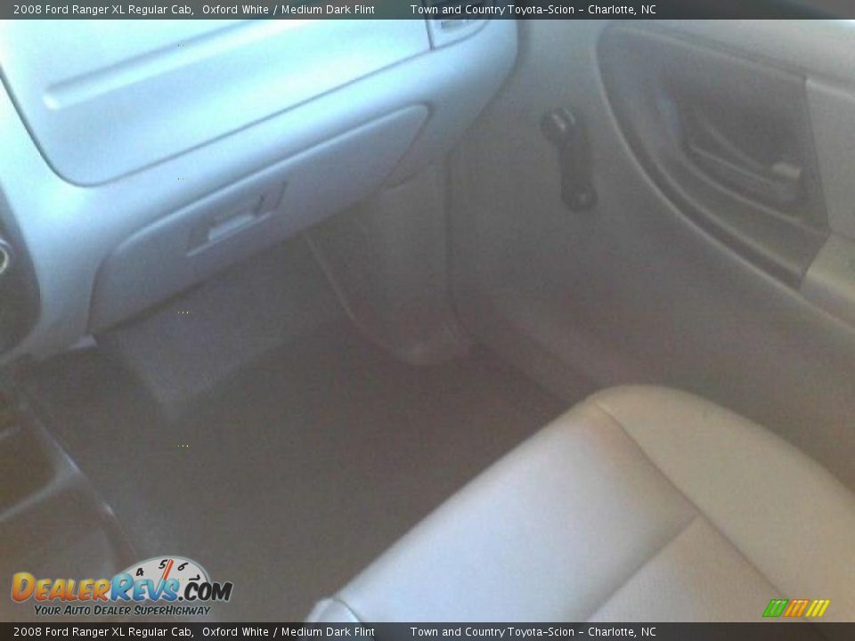 2008 Ford Ranger XL Regular Cab Oxford White / Medium Dark Flint Photo #11