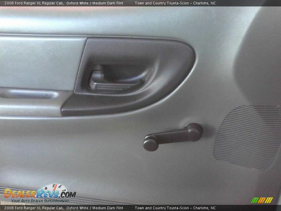 2008 Ford Ranger XL Regular Cab Oxford White / Medium Dark Flint Photo #12