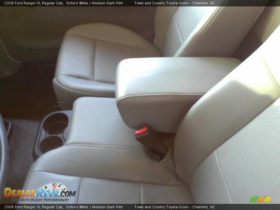 2008 Ford Ranger XL Regular Cab Oxford White / Medium Dark Flint Photo #13