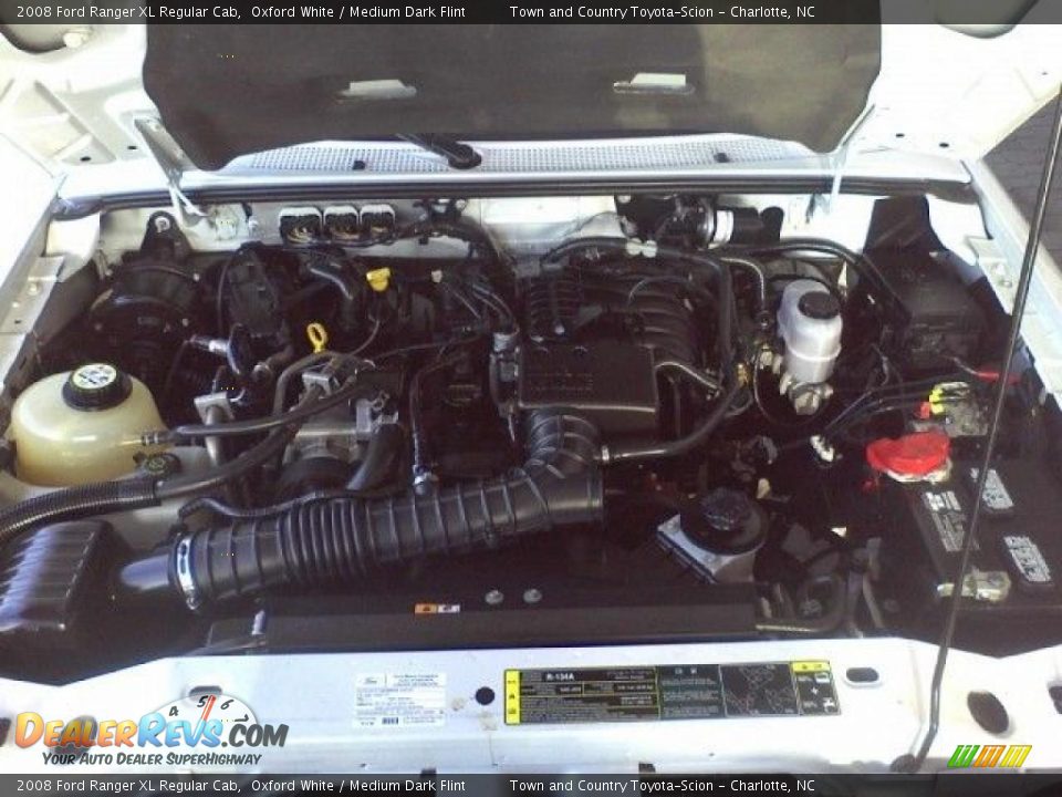 2008 Ford Ranger XL Regular Cab Oxford White / Medium Dark Flint Photo #18