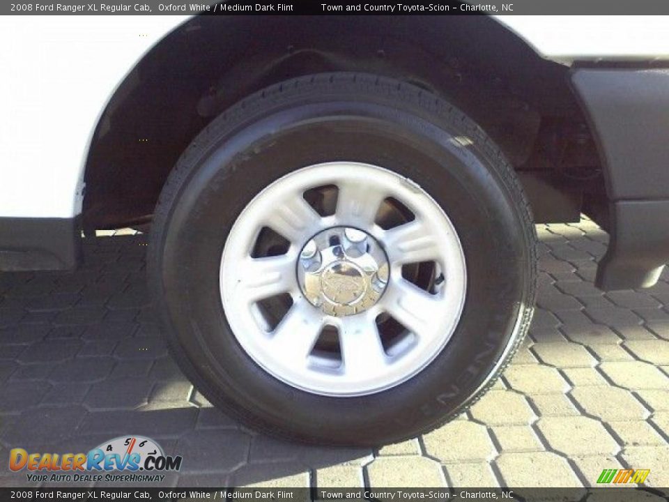 2008 Ford Ranger XL Regular Cab Oxford White / Medium Dark Flint Photo #19