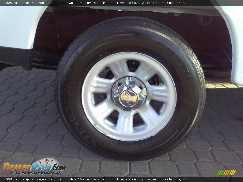 2008 Ford Ranger XL Regular Cab Oxford White / Medium Dark Flint Photo #20