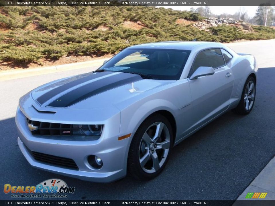 2010 Chevrolet Camaro SS/RS Coupe Silver Ice Metallic / Black Photo #1