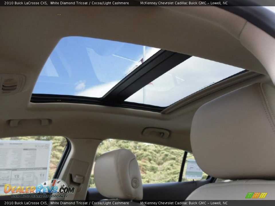2010 Buick LaCrosse CXS White Diamond Tricoat / Cocoa/Light Cashmere Photo #14