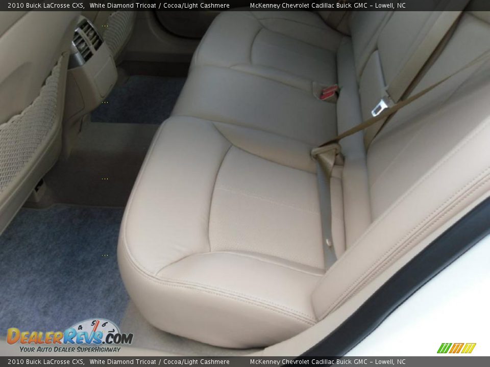 2010 Buick LaCrosse CXS White Diamond Tricoat / Cocoa/Light Cashmere Photo #15