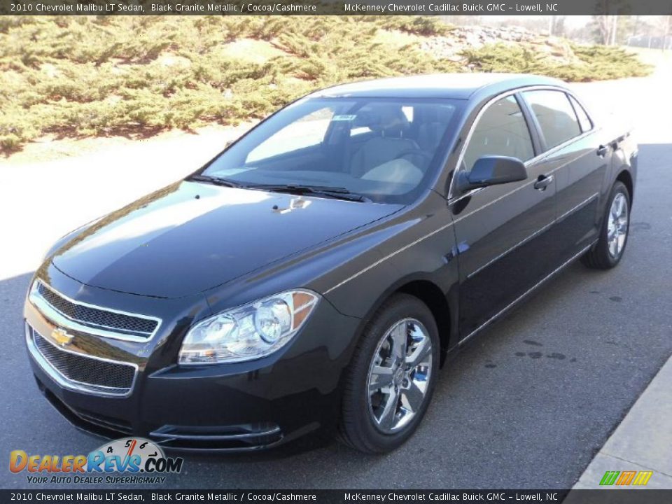 2010 Chevrolet Malibu LT Sedan Black Granite Metallic / Cocoa/Cashmere Photo #1