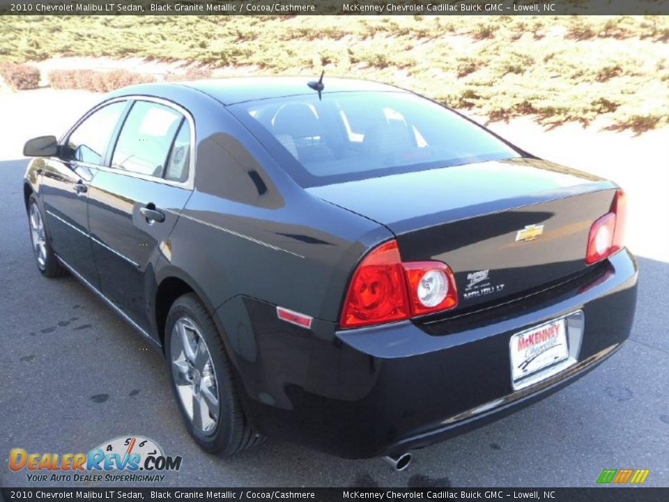 2010 Chevrolet Malibu LT Sedan Black Granite Metallic / Cocoa/Cashmere Photo #2
