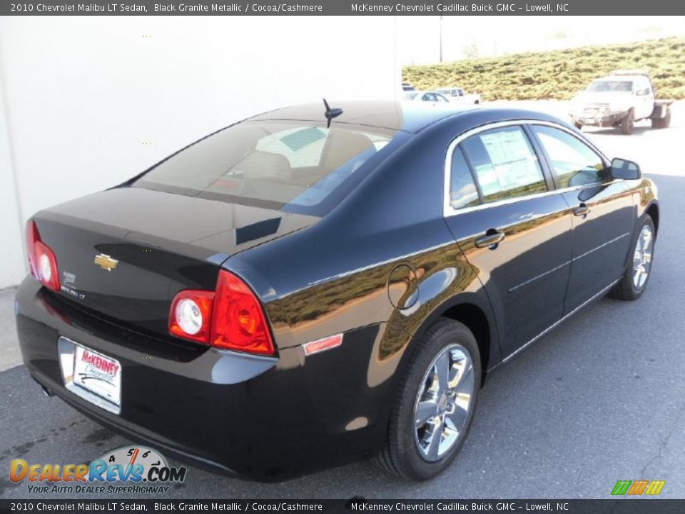 2010 Chevrolet Malibu LT Sedan Black Granite Metallic / Cocoa/Cashmere Photo #4