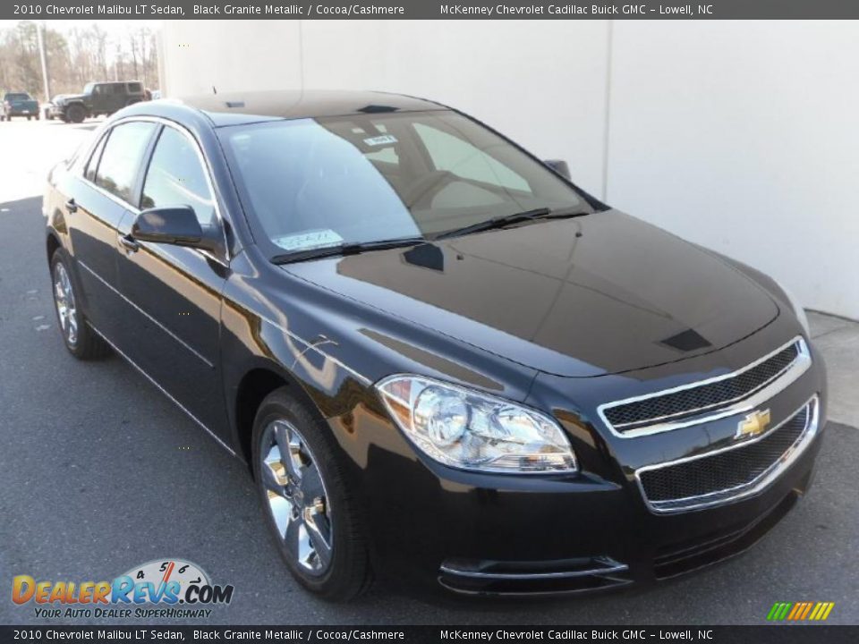 2010 Chevrolet Malibu LT Sedan Black Granite Metallic / Cocoa/Cashmere Photo #5