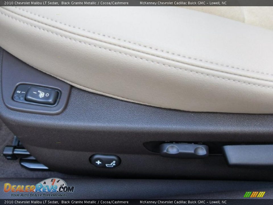 2010 Chevrolet Malibu LT Sedan Black Granite Metallic / Cocoa/Cashmere Photo #9