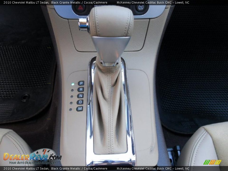 2010 Chevrolet Malibu LT Sedan Black Granite Metallic / Cocoa/Cashmere Photo #11