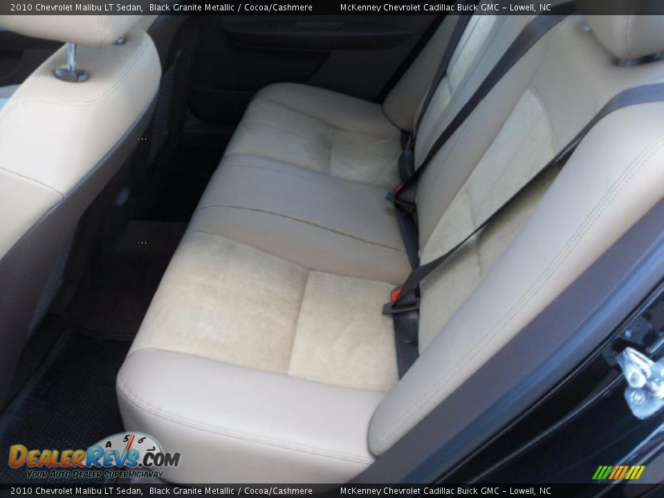 2010 Chevrolet Malibu LT Sedan Black Granite Metallic / Cocoa/Cashmere Photo #13