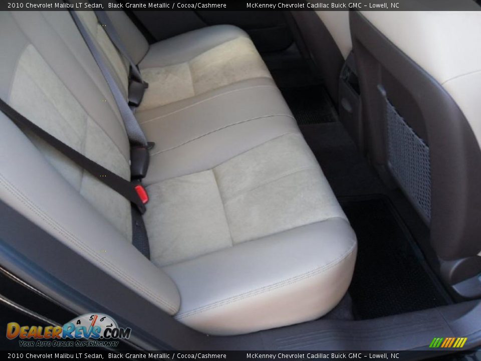 2010 Chevrolet Malibu LT Sedan Black Granite Metallic / Cocoa/Cashmere Photo #17