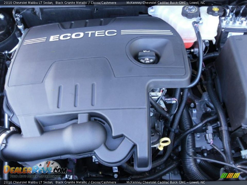 2010 Chevrolet Malibu LT Sedan Black Granite Metallic / Cocoa/Cashmere Photo #24