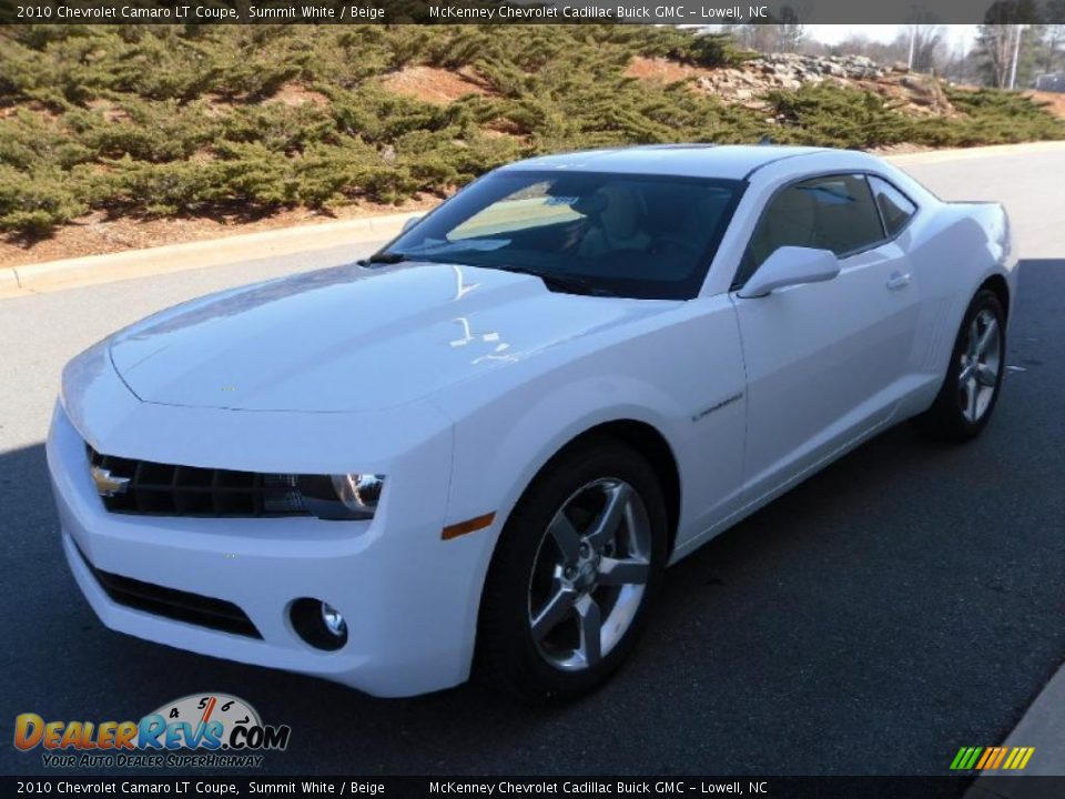 2010 Chevrolet Camaro LT Coupe Summit White / Beige Photo #1