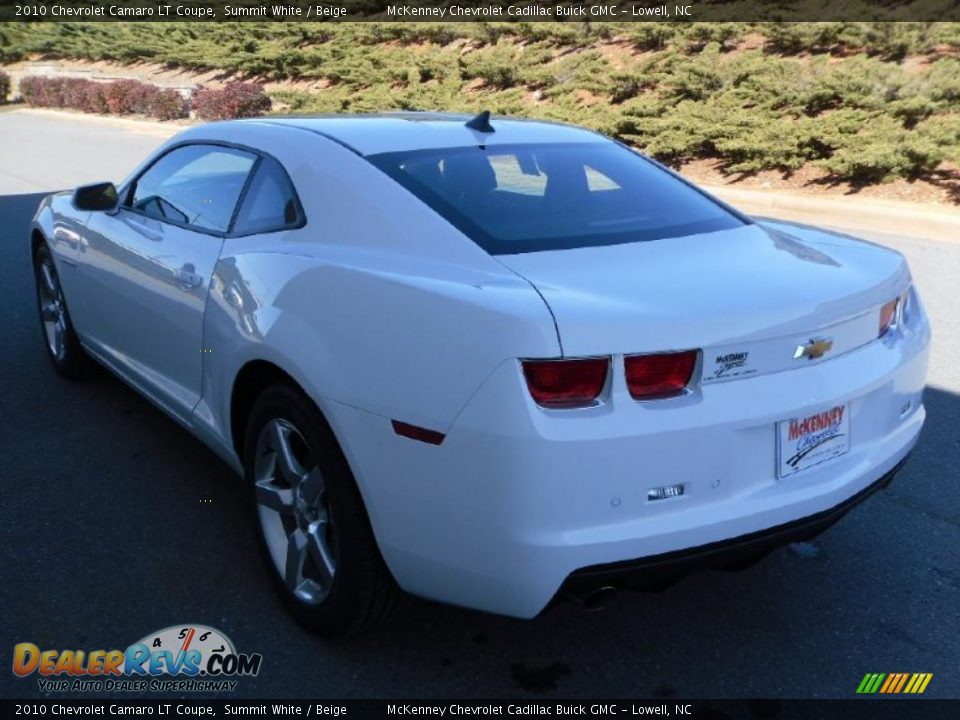 2010 Chevrolet Camaro LT Coupe Summit White / Beige Photo #2