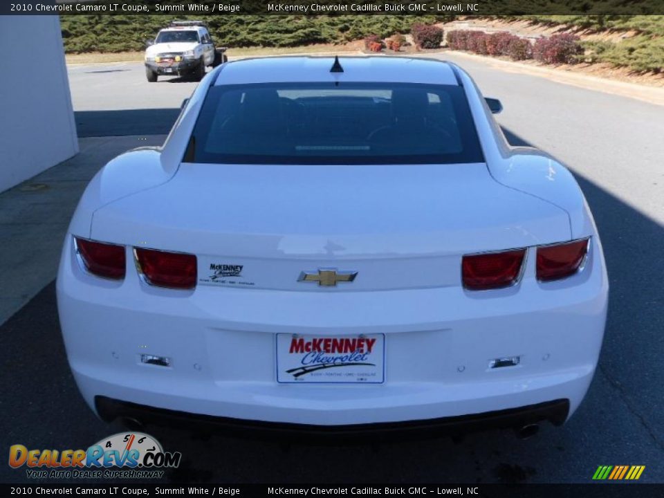 2010 Chevrolet Camaro LT Coupe Summit White / Beige Photo #3