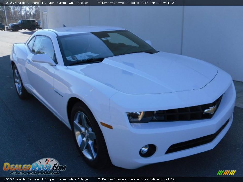 2010 Chevrolet Camaro LT Coupe Summit White / Beige Photo #5