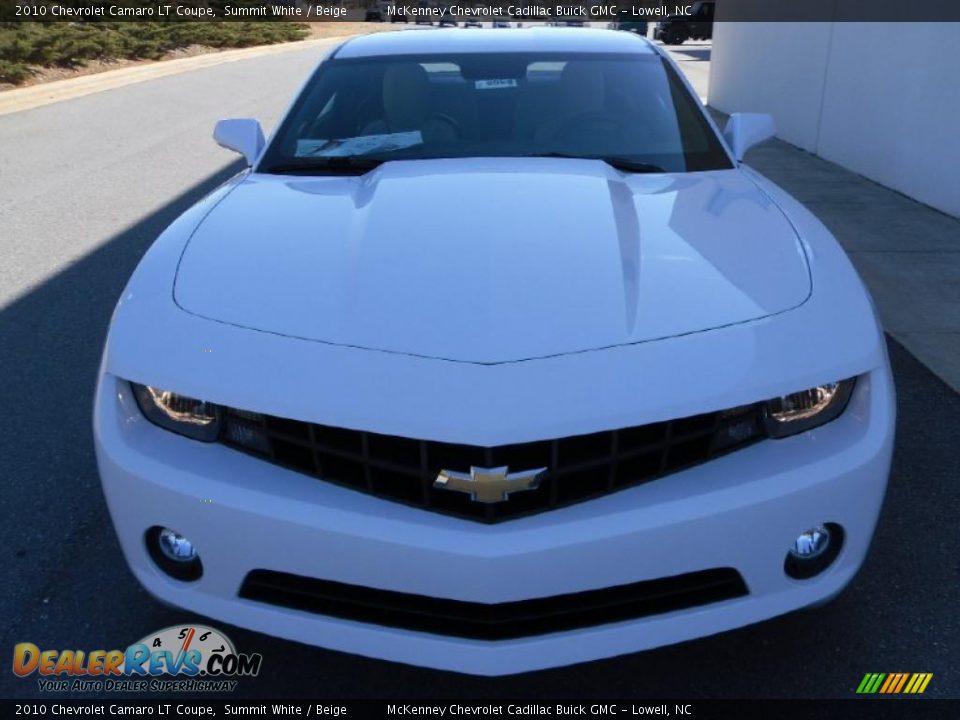 2010 Chevrolet Camaro LT Coupe Summit White / Beige Photo #6