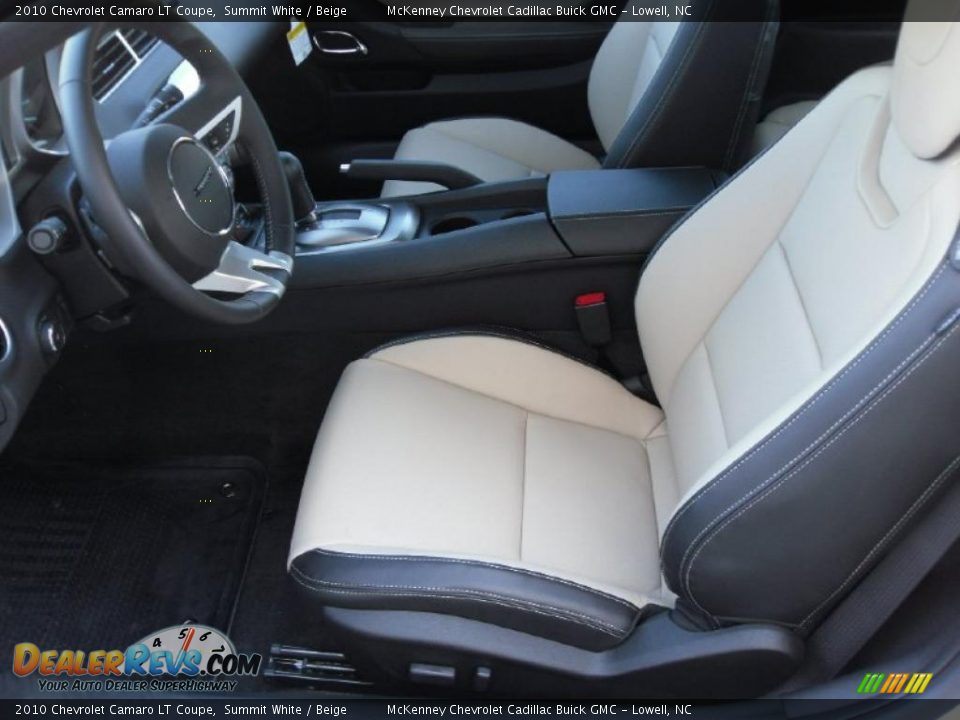 2010 Chevrolet Camaro LT Coupe Summit White / Beige Photo #8