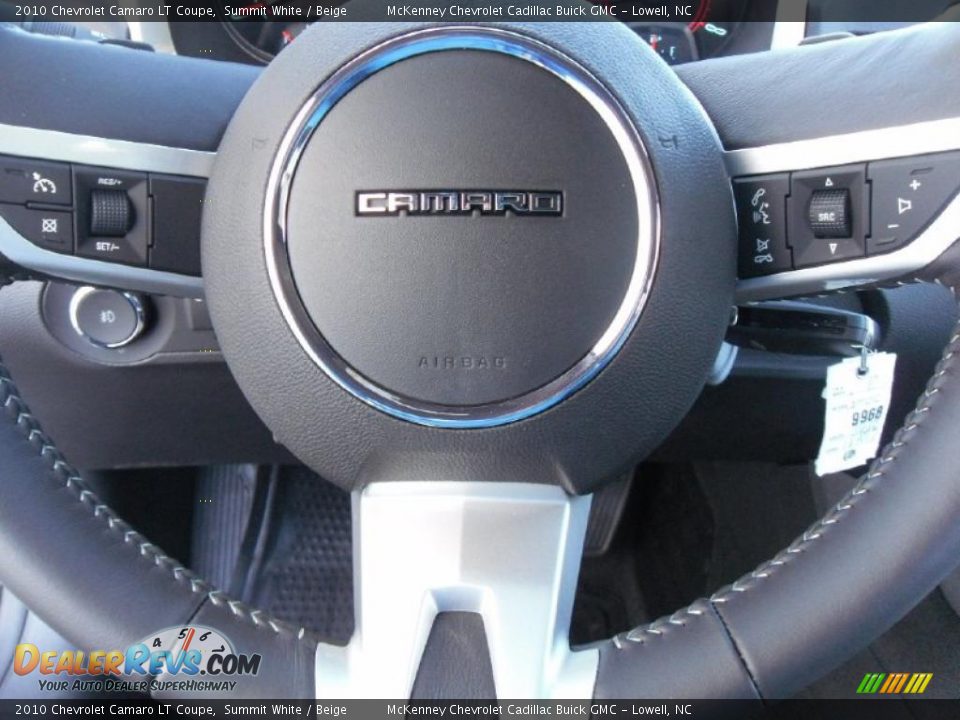 2010 Chevrolet Camaro LT Coupe Summit White / Beige Photo #12