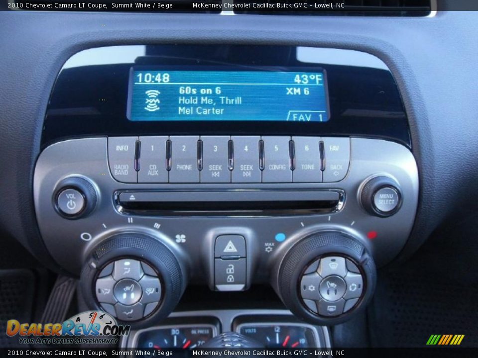 2010 Chevrolet Camaro LT Coupe Summit White / Beige Photo #13