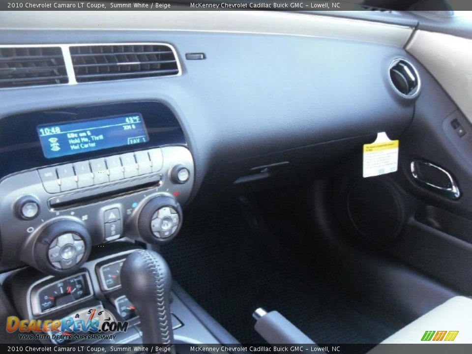 2010 Chevrolet Camaro LT Coupe Summit White / Beige Photo #15
