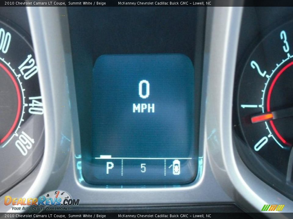 2010 Chevrolet Camaro LT Coupe Summit White / Beige Photo #28