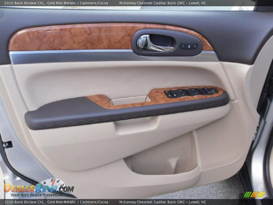 2010 Buick Enclave CXL Gold Mist Metallic / Cashmere/Cocoa Photo #10