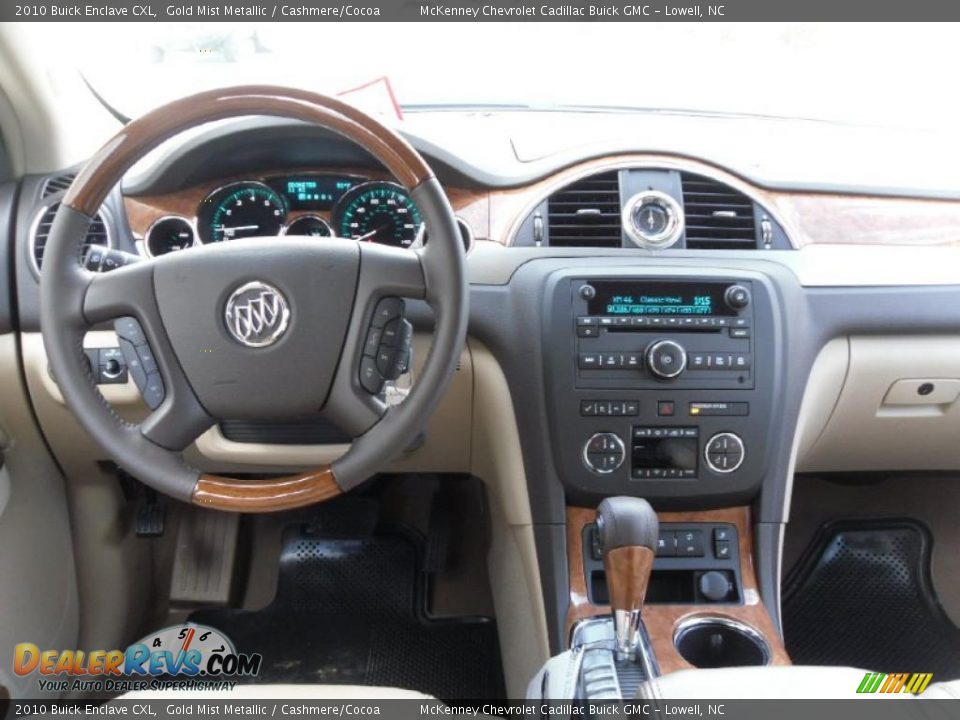 2010 Buick Enclave CXL Gold Mist Metallic / Cashmere/Cocoa Photo #15