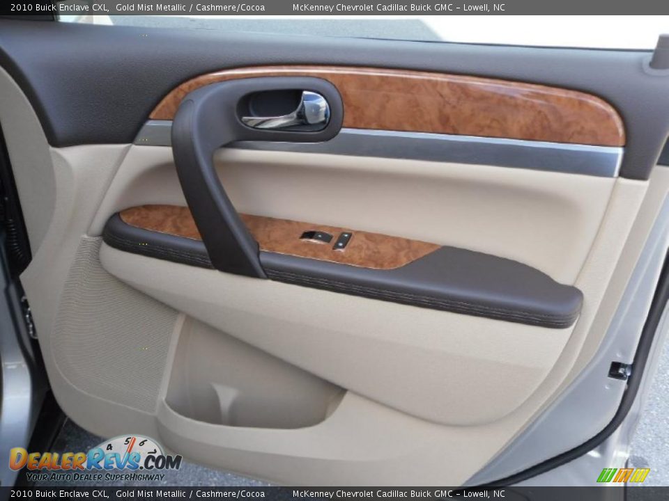 2010 Buick Enclave CXL Gold Mist Metallic / Cashmere/Cocoa Photo #22