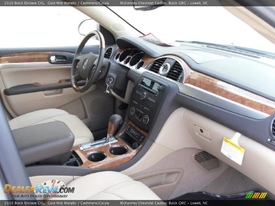 2010 Buick Enclave CXL Gold Mist Metallic / Cashmere/Cocoa Photo #23