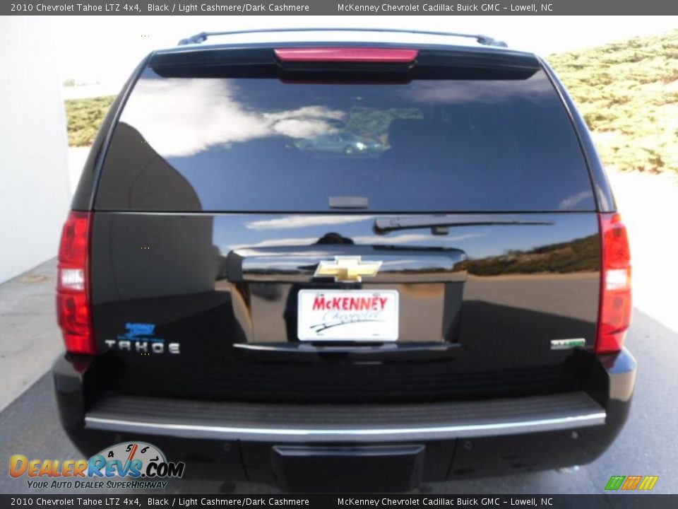 2010 Chevrolet Tahoe LTZ 4x4 Black / Light Cashmere/Dark Cashmere Photo #3