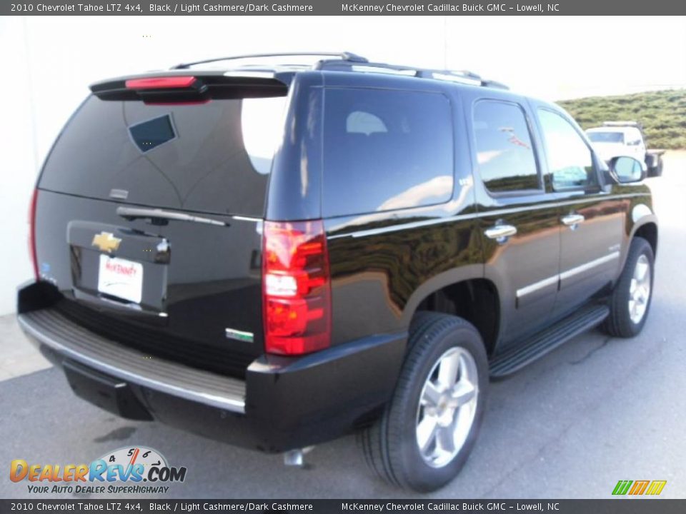 2010 Chevrolet Tahoe LTZ 4x4 Black / Light Cashmere/Dark Cashmere Photo #4
