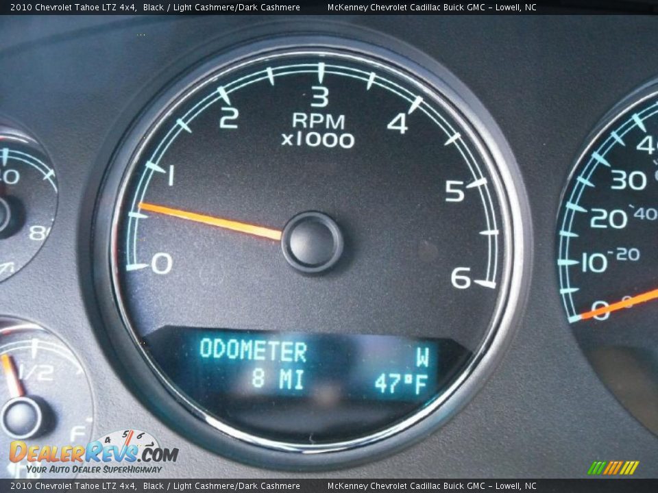 2010 Chevrolet Tahoe LTZ 4x4 Black / Light Cashmere/Dark Cashmere Photo #30