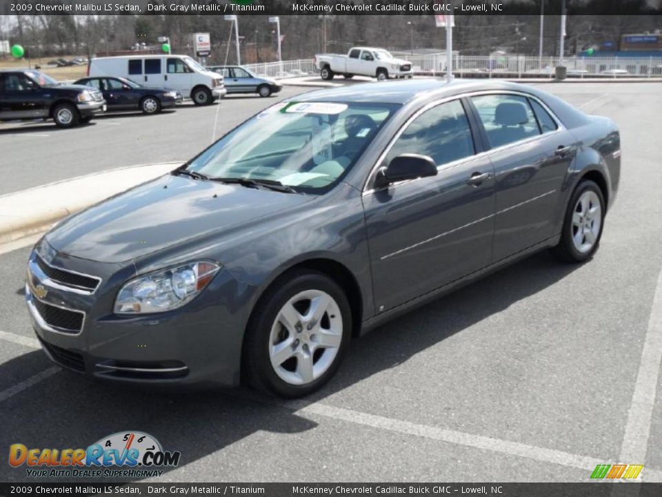 2009 Chevrolet Malibu LS Sedan Dark Gray Metallic / Titanium Photo #1