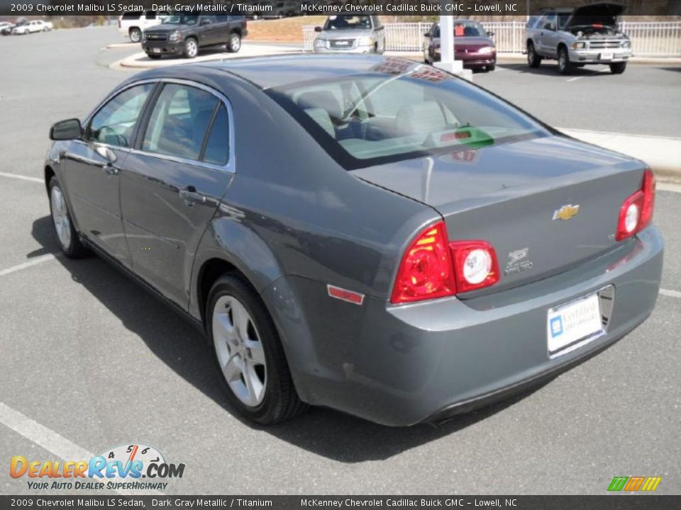 2009 Chevrolet Malibu LS Sedan Dark Gray Metallic / Titanium Photo #2