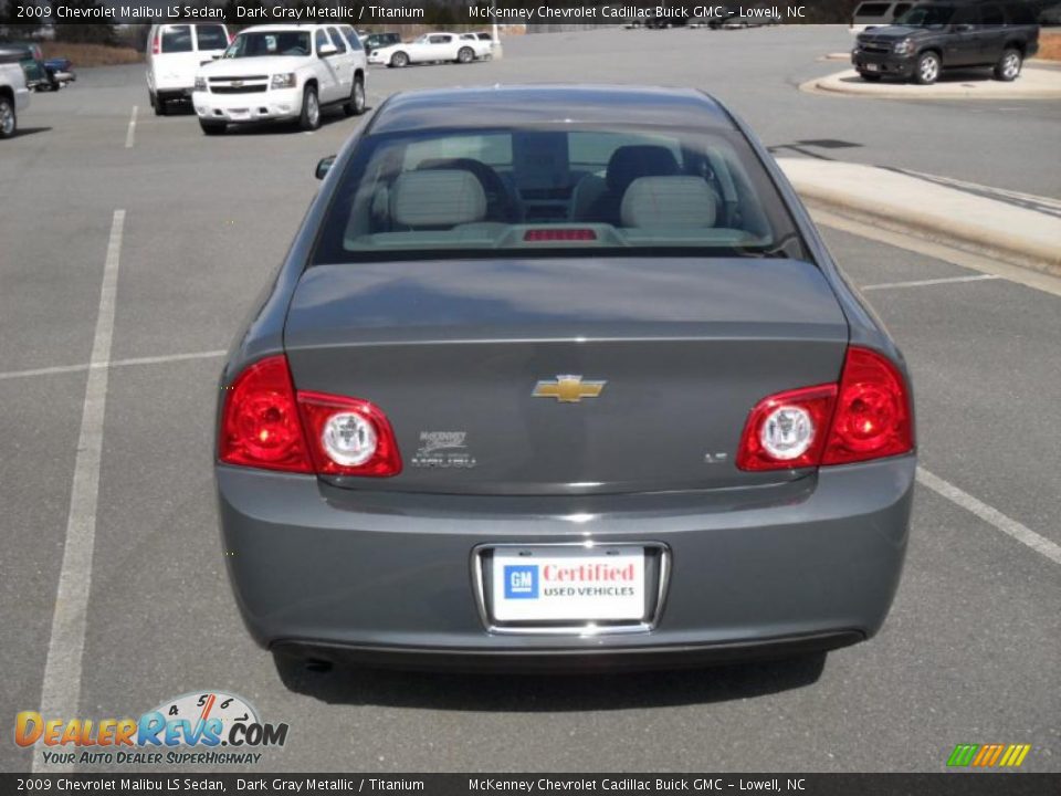 2009 Chevrolet Malibu LS Sedan Dark Gray Metallic / Titanium Photo #3