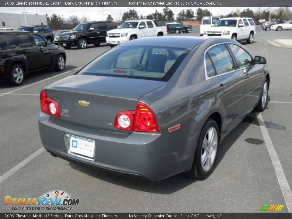 2009 Chevrolet Malibu LS Sedan Dark Gray Metallic / Titanium Photo #4